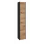 Top E Shop S33 armario de almacenaje para baño, antracita/Artisan, roble