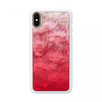 Funda para móvil iKins para iPhone XS / iPhone X — funda protectora Pink Lake White