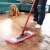 Fregona plana VILEDA 140992 — cabezal de microfibra húmedo/seco para suelos duros, lavable hasta 60 °C, rojo/blanco, 1 ud.
