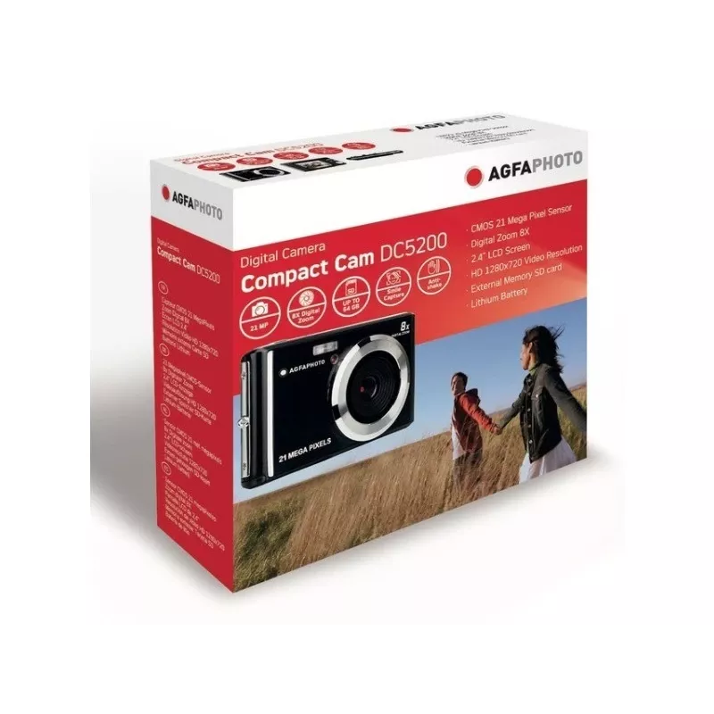 Cámara compacta AgfaPhoto Compact DC5200 21 MP CMOS 5616 x 3744 píxeles Azul (DC5200-BL)