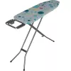 Tabla de planchar de tamaño completo Vileda — patas de acero inoxidable 1200×380 mm superficie de planchado altura 75–96 cm plegable soporte para plancha