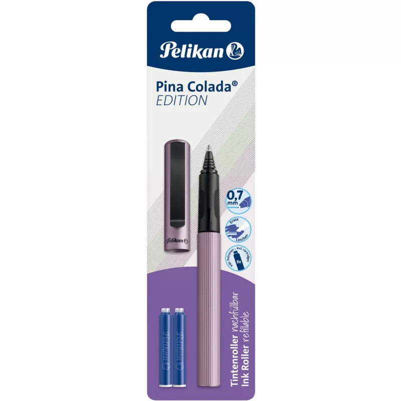 Pelikan Pina Colada Edition, bolígrafo, colores surtidos, azul, 0,7 mm, fino, ambidiestro