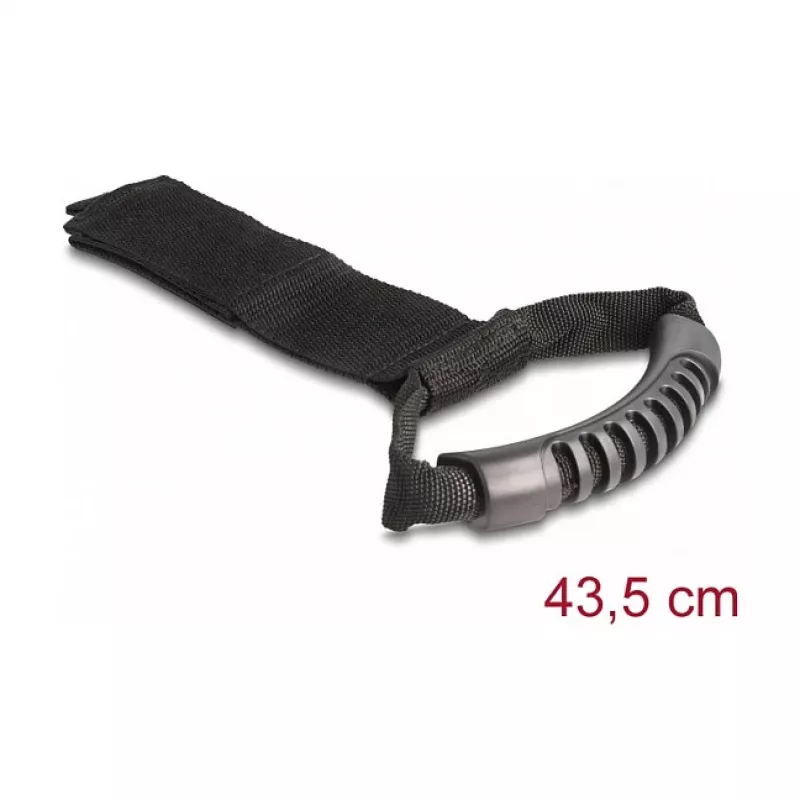 Correa de transporte DeLOCK L 435 x An 50 mm negro pack de 2