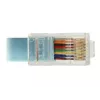 Delock cable adaptador de consola USB 2.0 a serie RS-232 RJ45, 3 m, azul