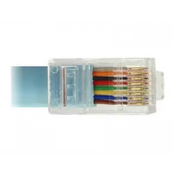 Delock cable adaptador de consola USB 2.0 a serie RS-232 RJ45, 3 m, azul