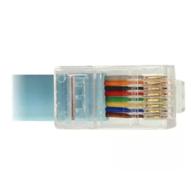 Delock cable adaptador de consola USB 2.0 a serie RS-232 RJ45, 3 m, azul