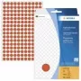 HERMA - etiquetas de adherencia permanente - rojo - 8 mm redondas 5632 etiqueta(s) (32 hojas x 176) (2212)