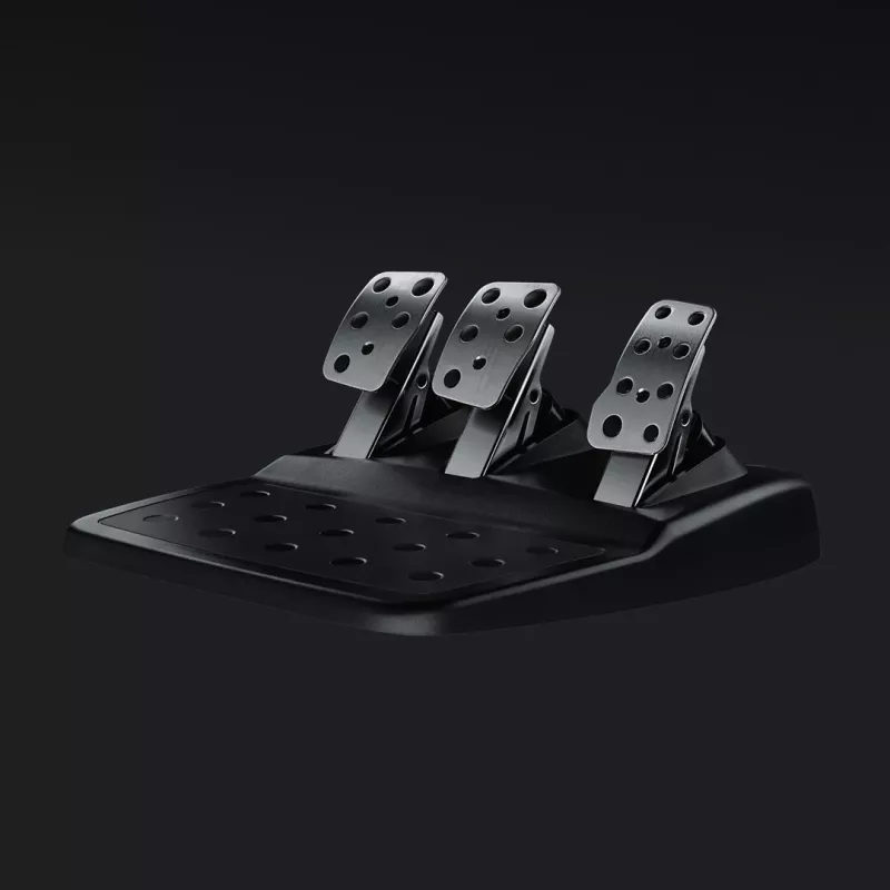 Logitech G920 Driving Force volante de carreras con pedales para Xbox One y PC, USB, negro (941-000123)