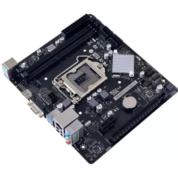 Placa base BIOSTAR H81MHV3 3.0 — Micro ATX, LGA 1150, Intel H81, 2x DDR3 DIMM (máx. 16 GB), SATA II/III, Gigabit LAN, HDMI, VGA