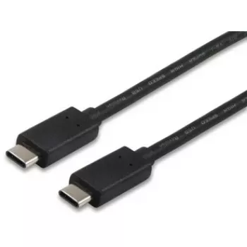 Equip cable USB 2.0 Type-C, 1 m, 1 m, USB C, USB C, USB 2.0, macho/macho, negro