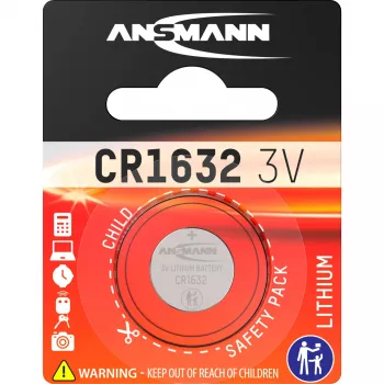 ANSMANN 1516-0004 Pila de botón CR1632 3V Litio