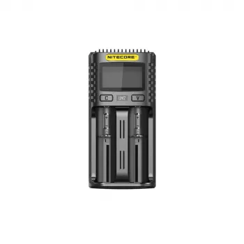 Cargador de baterías Nitecore UM2 pila doméstica DC ion-litio níquel-cadmio