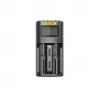 Cargador de baterías Nitecore UM2 pila doméstica DC ion-litio níquel-cadmio