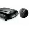 Sandwichera Promis STP 25 XXL, 4 tostadas, 1400 W, negro