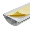 Canaleta para cables de aluminio MACLEAN MC-814 S, plateada – canal para cables de superficie
