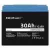 Batería LiFePO4 recargable QOLTEC 12,8V 30Ah 384Wh con BMS
