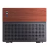Jonsbo N4 Caja Microtower negra Caja de PC compacta de acero resistente