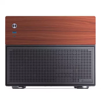 Jonsbo N4 Caja Microtower negra Caja de PC compacta de acero resistente