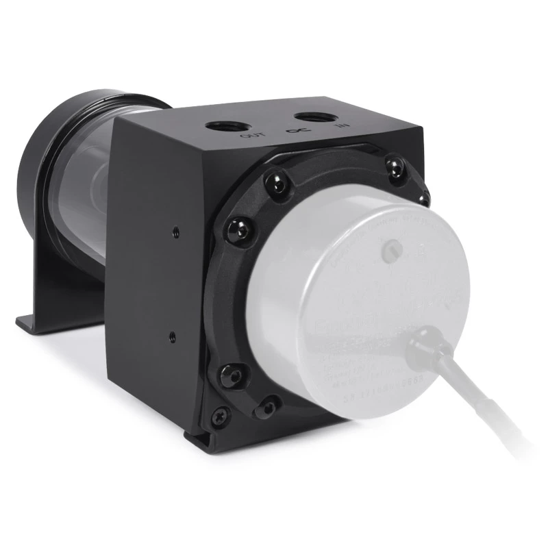 Alphacool Core 100 Aurora 15393 depósito, D5/VPP, ARGB, acetal/acrílico, negro