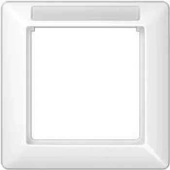 JUNG AS 581 BF INA WW. Color del producto: Blanco, Material: Termoplástico. Ancho: 80,5 mm, Alto: 80,5 mm (AS581BFINAWW)