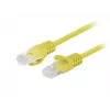 Lanberg PCU6-20CC-0100-Y Cable de conexión Cat.6 UTP, 1 m, Amarillo, paquete de 10