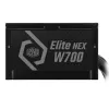 Fuente de alimentación Elite NEX White 700W 80+ Negro Cable de malla