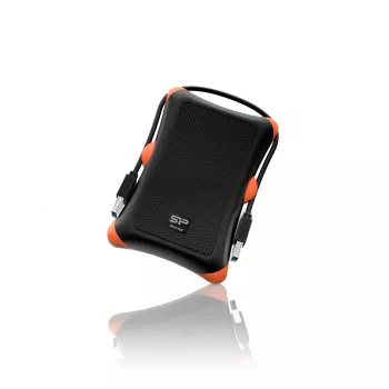 SILICON POWER Armor A30 - disco duro - 2TB - externo (portátil) - 2.5 (6,4 cm) - USB3.0 - negro (SP020TBPHDA30S3K)