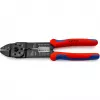 Knipex 97 21 215 alicate crimpador herramienta de crimpado negro, azul, rojo