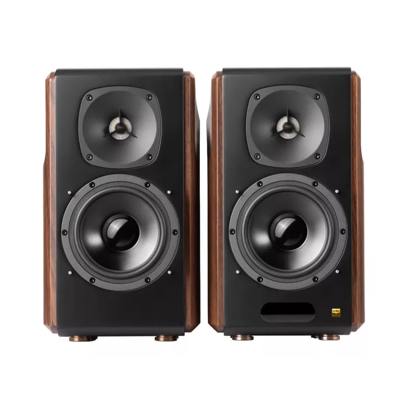 Altavoz Edifier S2000MKIII 2.0, 130 W RMS, con cable e inalámbrico, negro/madera