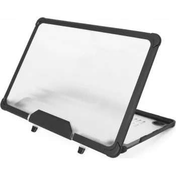 honju FIT Kickstand Case | Apple MacBook Air 15 (M2 2023) | negro/transparente | Bulk | 62608 (62608)
