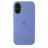 Funda de silicona para iPhone 16 con MagSafe - periwinkle