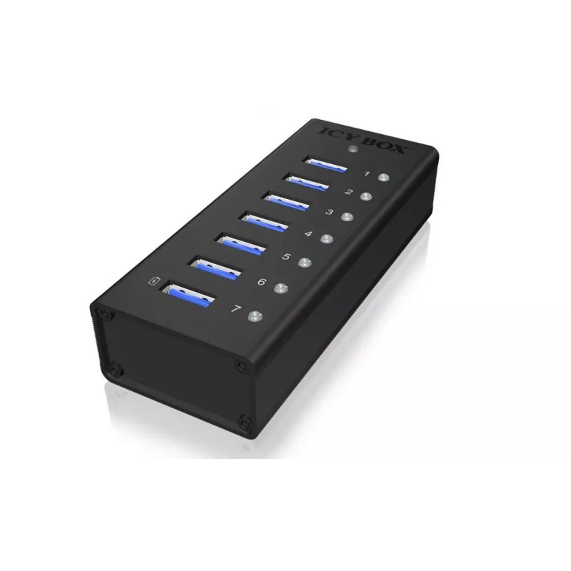 ICY BOX IB-AC618 USB 3.2 Gen 1 (3.1 Gen 1) Type-B 5000 Mbit/s negro