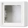 Caja de instalación JUNG LS 581 A WW, caja de dispositivo 81×81×47 mm, blanca