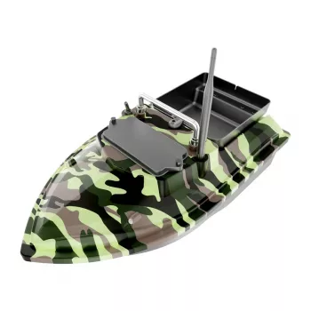 Barco cebo Flytec V050 con batería de 12000mAh, verde camo — barco cebo por radiocontrol