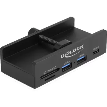 Hub USB DeLOCK 64263 Type-A 5000 Mbit/s negro
