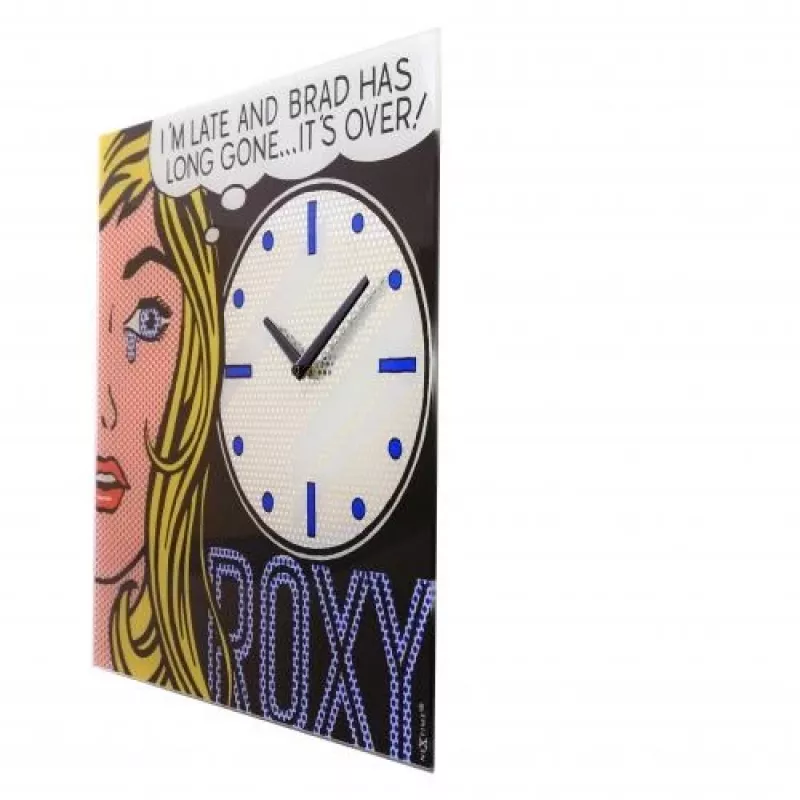 Reloj NeXtime 8153 Cinema Date, 43x43,2 cm, pared, negro/multicolor