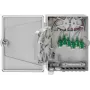 Caja de distribución Rutenbeck APL 6xLC-D OS2 APC de superficie, gris claro RAL 7035