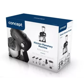 Batidora de vaso Concept RM8000 — 1200 W, robot de cocina, negra