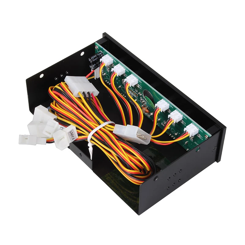 Controlador de ventiladores Akasa AK-FC-08BKV2 Negro 6 canales
