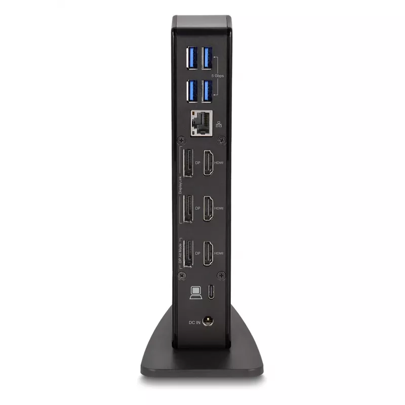 Estación de acoplamiento DeLOCK USB Type-C Triple Display 4K Hub USB LAN Audio PD 96W
