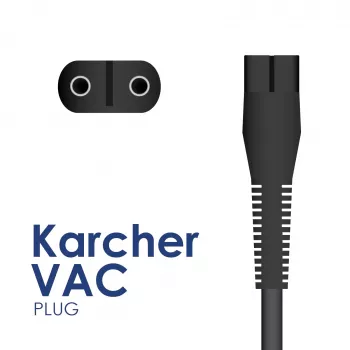 Akyga AK-PD-03 cargador para limpiacristales Kärcher (WV 1, WV 2, WV 5, KV 4, KB 5), 5,5 V, 600 mA, 1,5 m