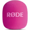 Micrófono de mano para entrevistas Interview GO de Rode, rosa