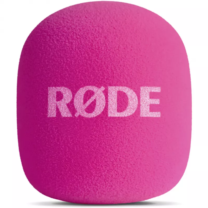 Micrófono de mano para entrevistas Interview GO de Rode, rosa