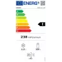 Frigorífico INDESIT INKS1341S4E — 340L de volumen total (230L frigorífico / 110L congelador), puerta reversible, clase de eficiencia energética E