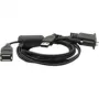 Cable en Y USB de la serie VM – USB/USB1-PORT a conector macho USB Type-A 6 ft (1,8 m) host y conector hembra USB Type-A 0,5 ft (0,15 m) client