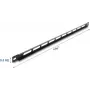 Montageset DELOCK 67459 embellecedor metálico negro con soportes para bridas para rack de 19 inch 0,5HE