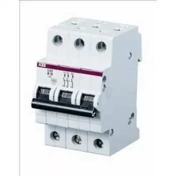 Interruptor automático ABB 6A S203-B6 por metro compatible 3 polos 6kA para interruptor automático S203-B6 (2CDS253001R0065)