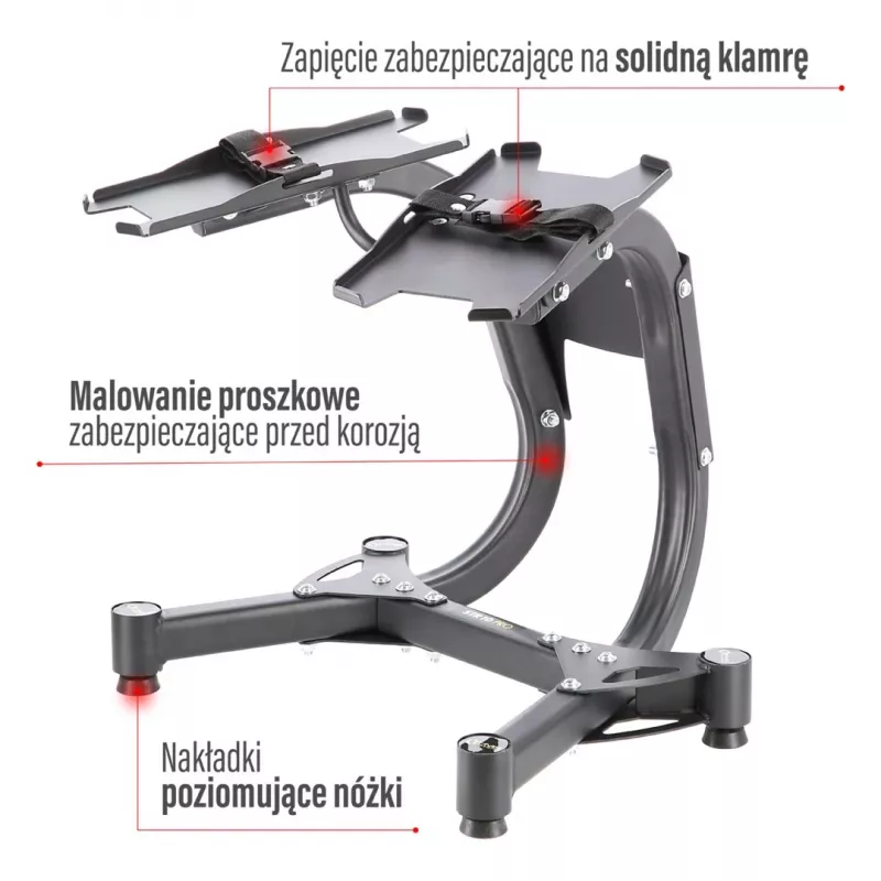 Soporte de mancuernas ajustable Hms Premium STR10 Pro