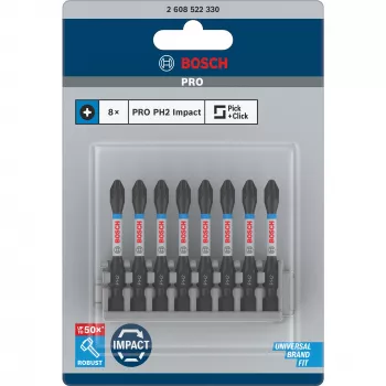 Juego de puntas de destornillador Bosch 2 608 522 330 8 piezas
