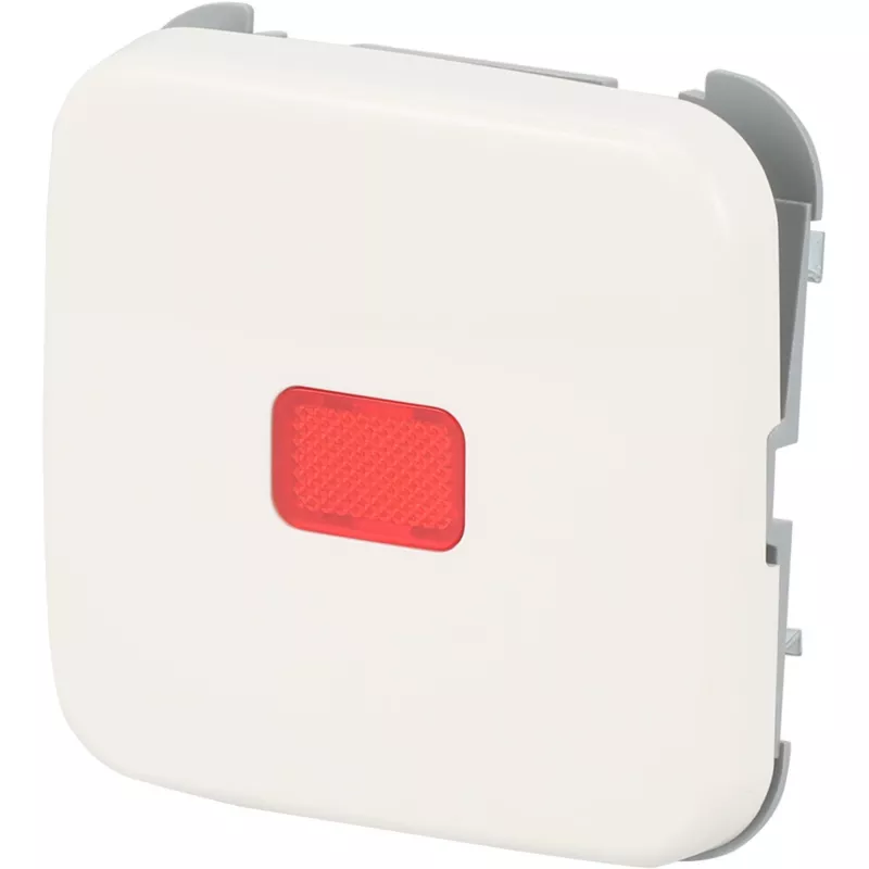 busch jaeger BJ Reflex SI tapa de interruptor basculante cálota roja blanco alpino modelo 2509-214